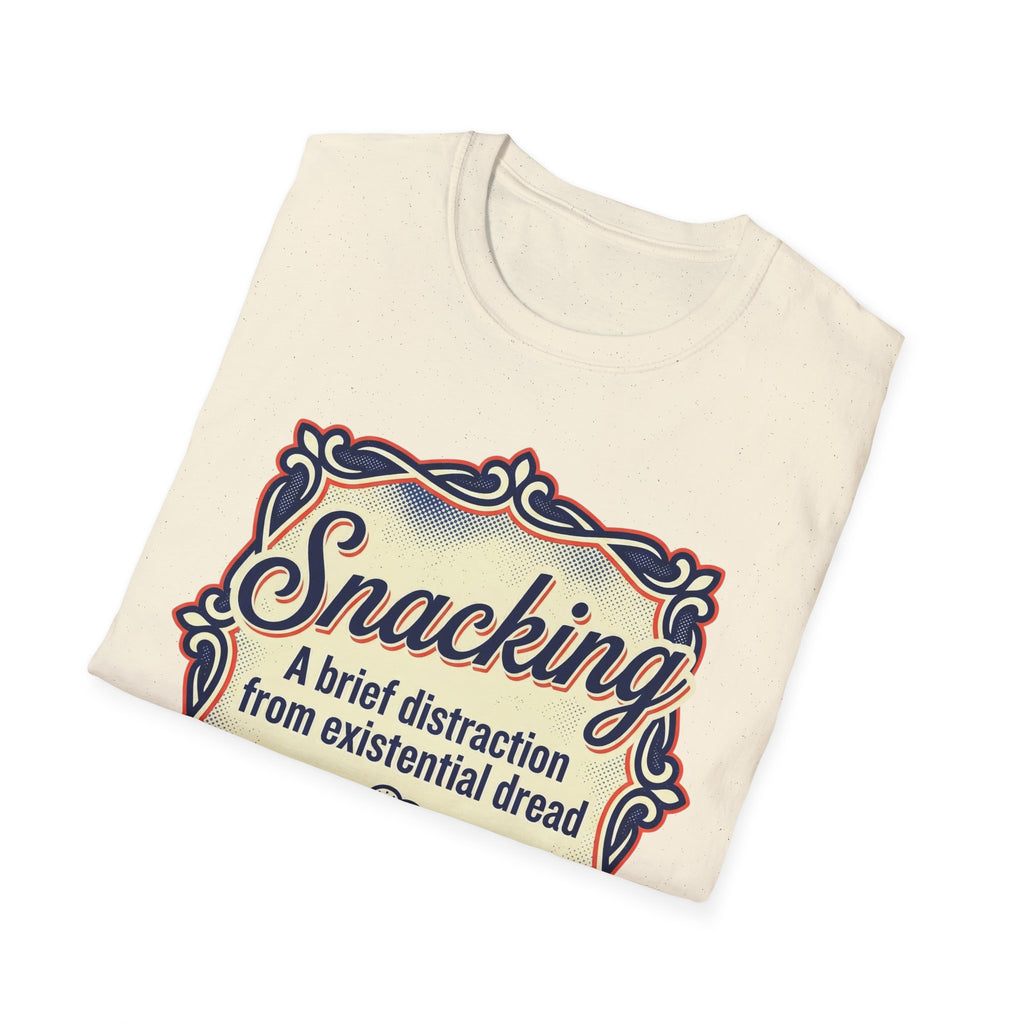 Snacking: A Brief Distraction From Dread T shirt