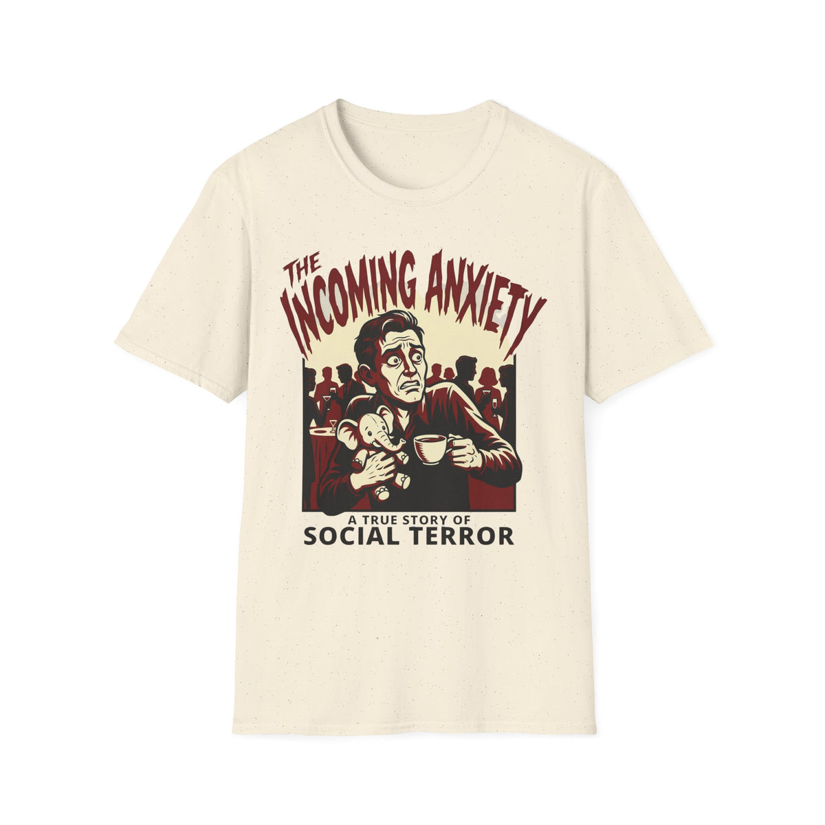 Incoming Anxiety: Social Terror T shirt