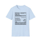 Social anxiety facts T shirt