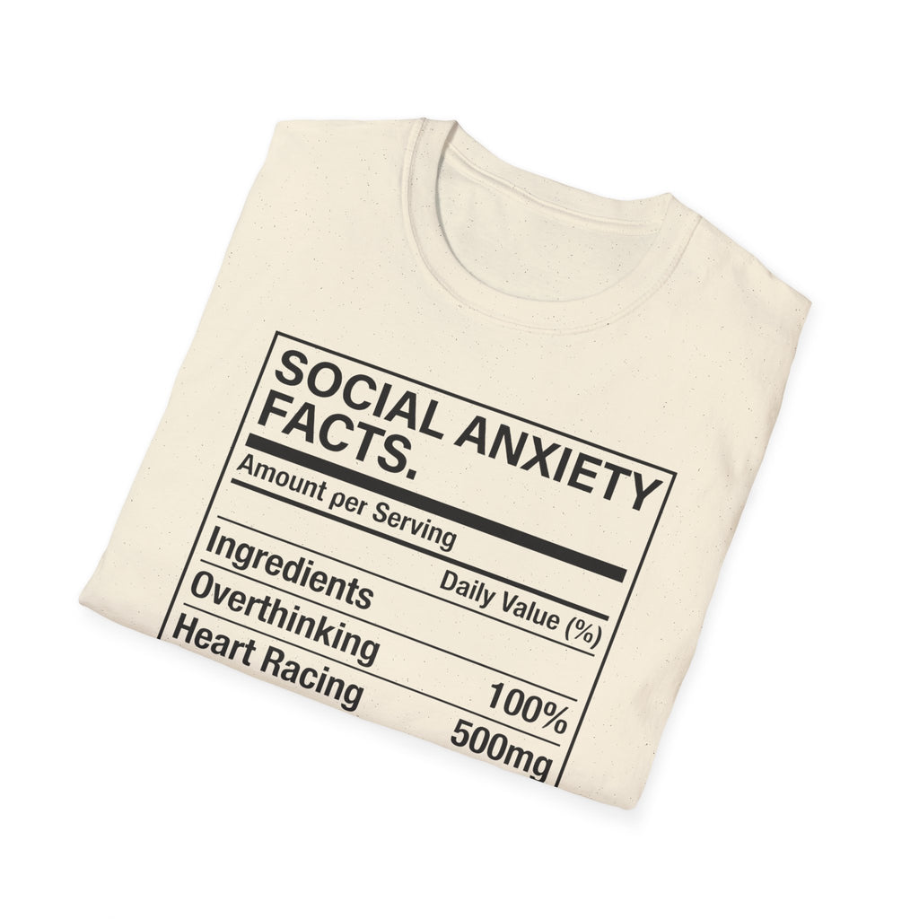 Social anxiety facts T shirt