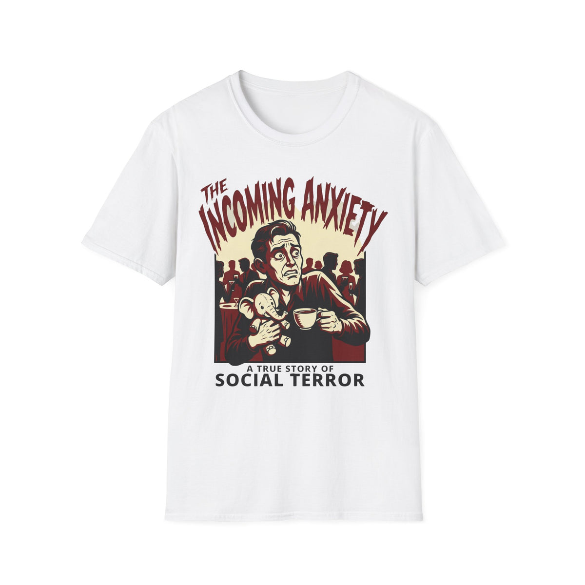 Incoming Anxiety: Social Terror T shirt