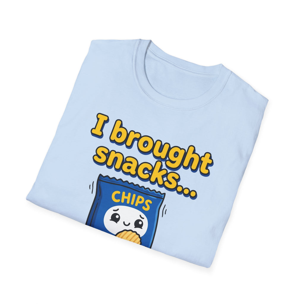 I Brought Snacks, Not Social Skills T shirt