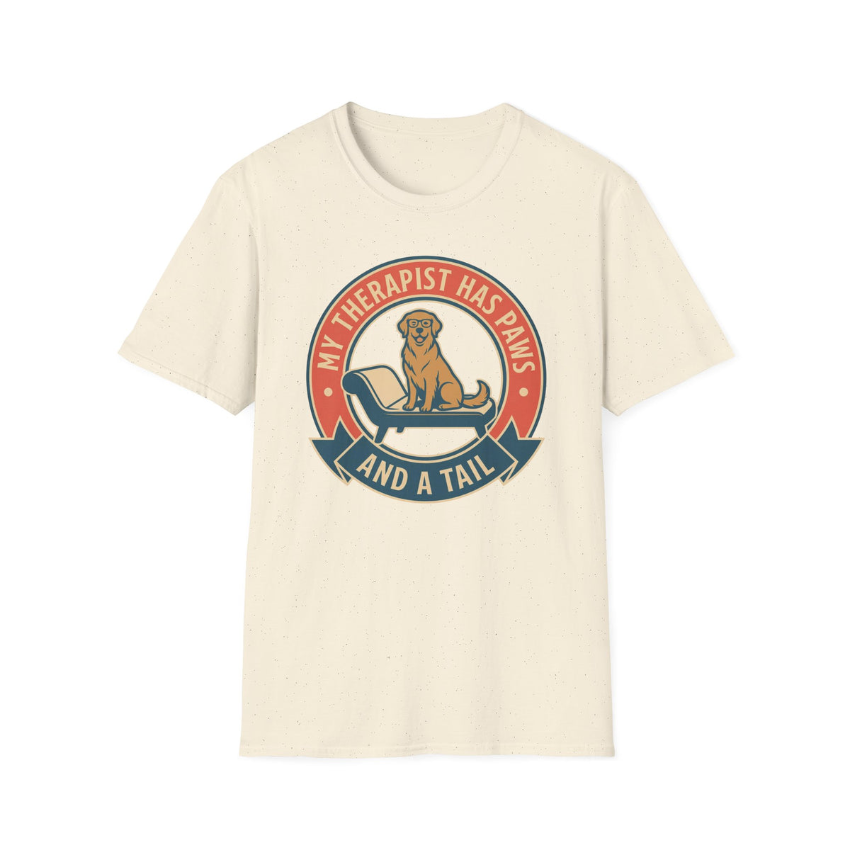 My Therapist Has Paws and a Tail T shirt