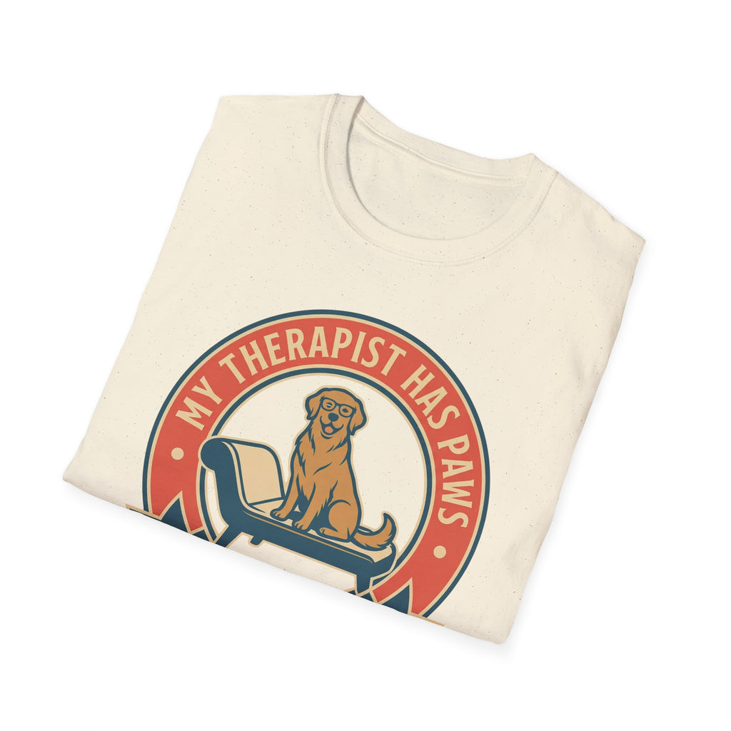 My Therapist Has Paws and a Tail T shirt