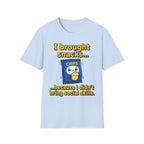 I Brought Snacks, Not Social Skills T shirt