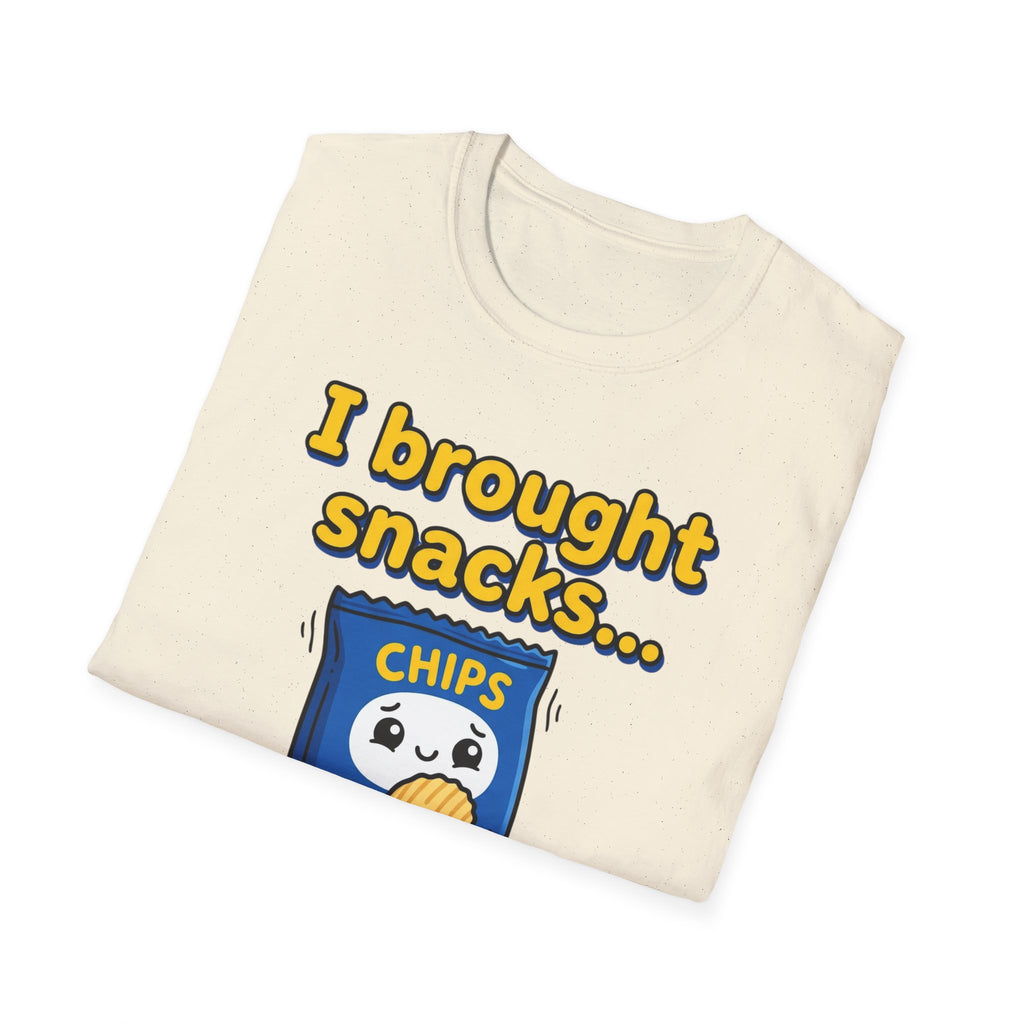 I Brought Snacks, Not Social Skills T shirt
