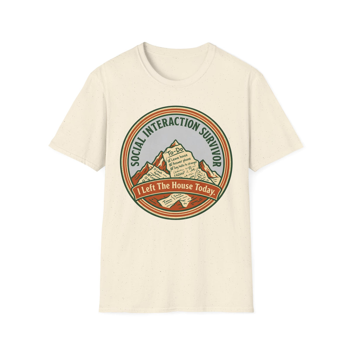 Social Interaction Survivor T shirt