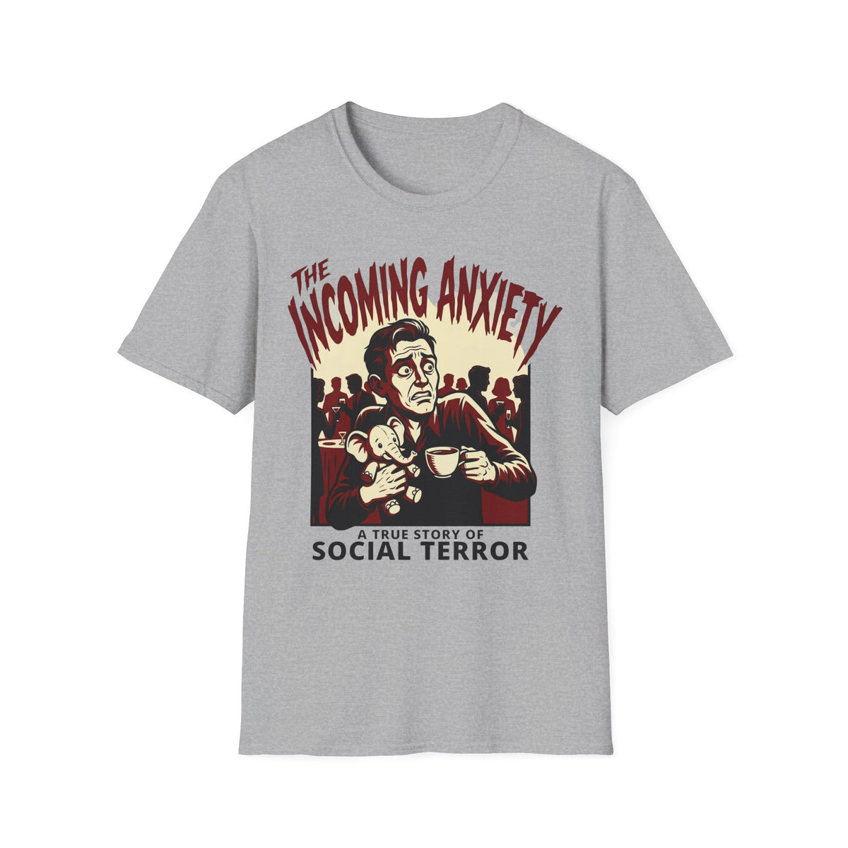 Incoming Anxiety: Social Terror T shirt