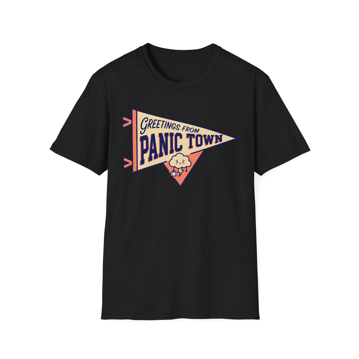 Greetings From Panic Town T shirt