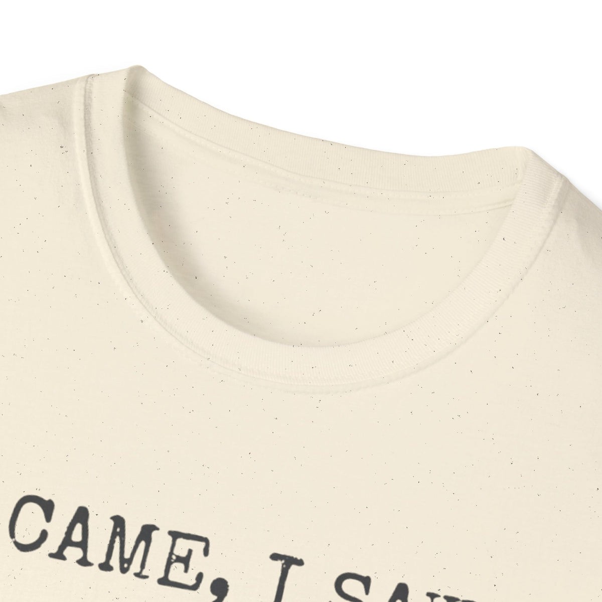 I Came I Saw I Had Anxiety So I Left Typewriter T-Shirt