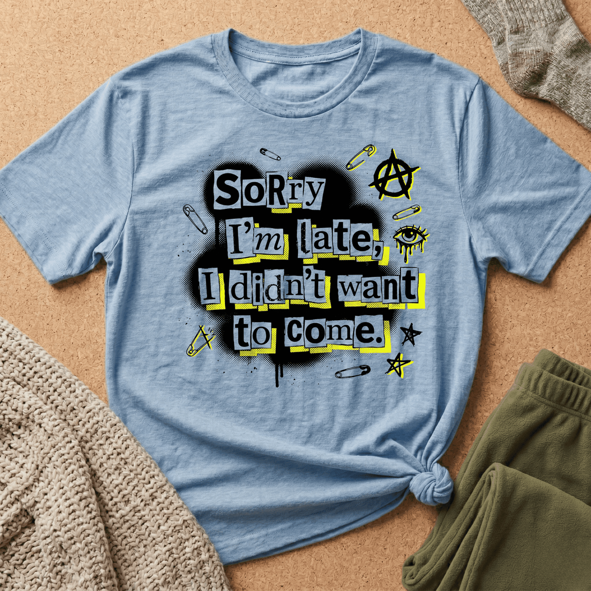 Sorry I’m Late | Introvert Anthem T Shirt