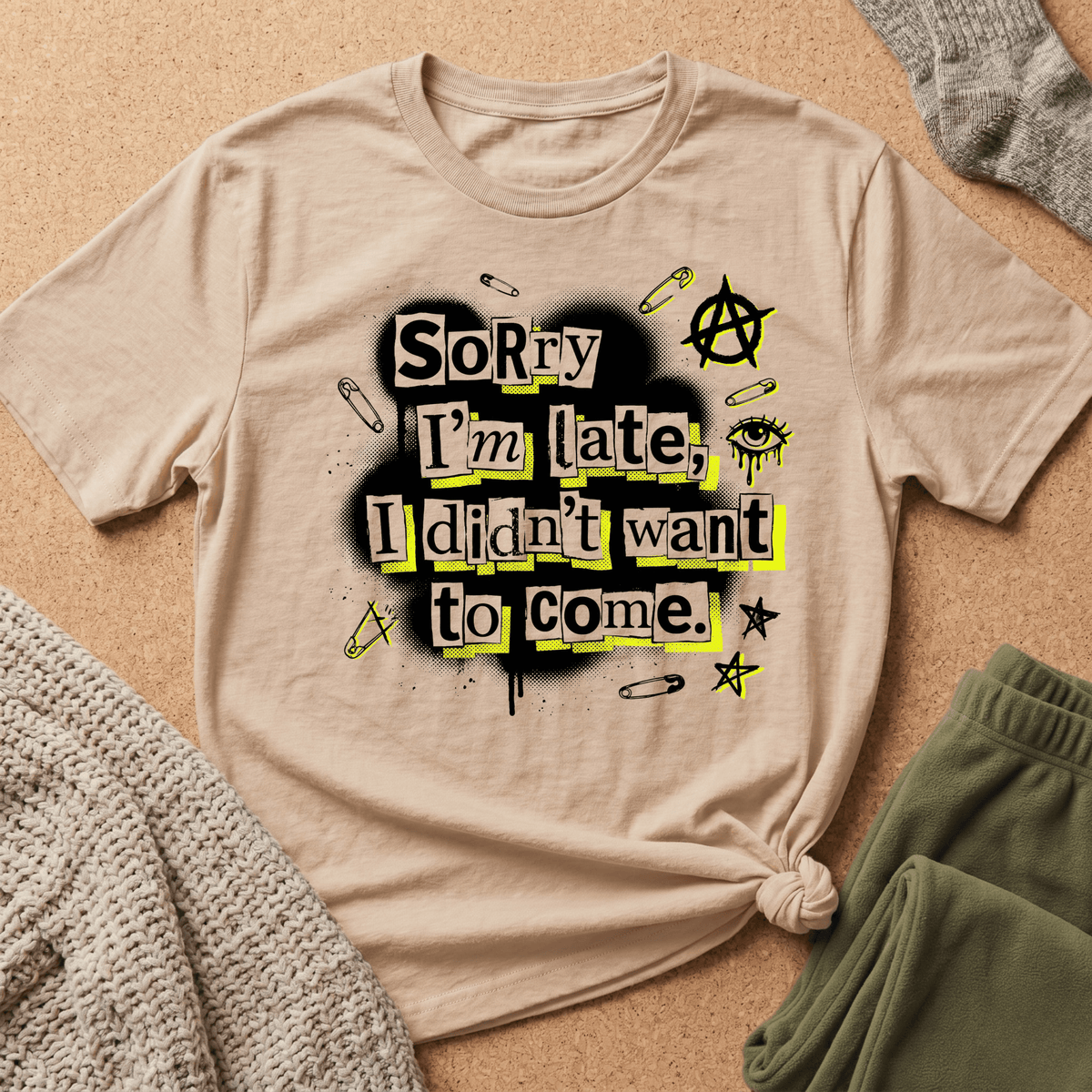 Sorry I’m Late | Introvert Anthem T Shirt