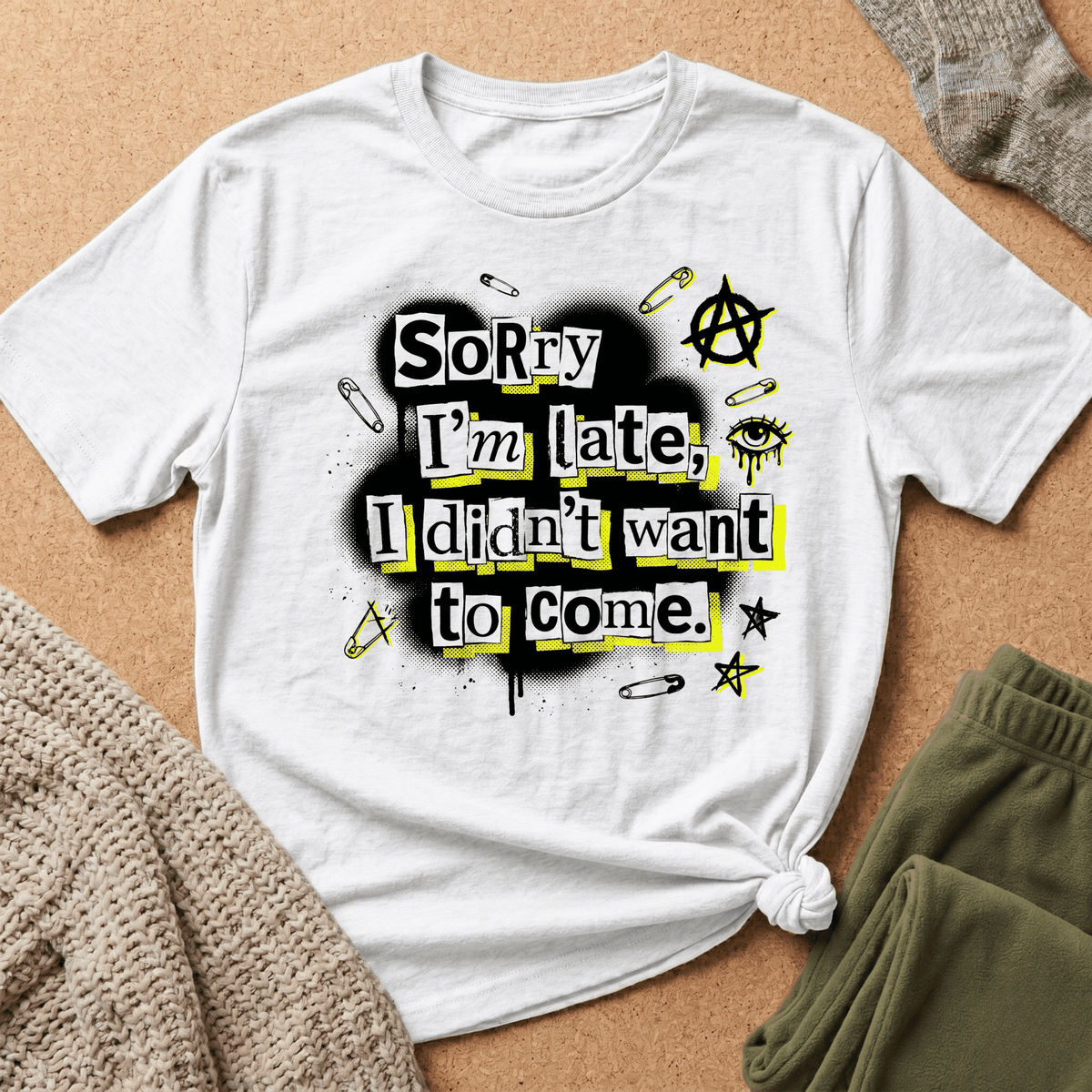 Sorry I’m Late | Introvert Anthem T Shirt
